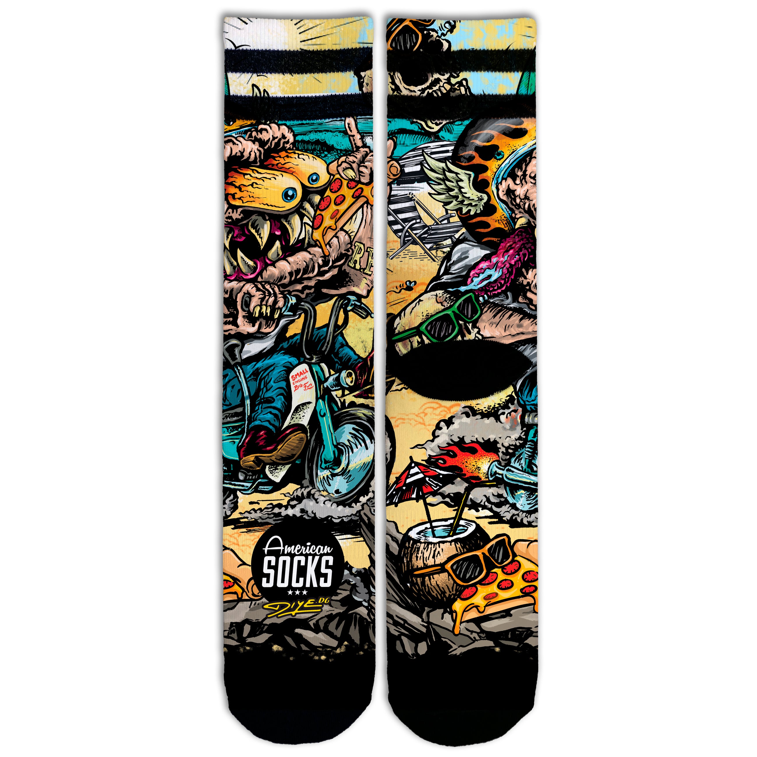 American Socks Calze a mezza gamba con stampa Renegades | Calzini divertenti per uomo e donna, tecnologia anti-umidità | calzini., Renegades, L-XL Alto American Socks Calze a mezza gamba con stampa Renegades | Calzini divertenti per uomo e donna, tecnologia anti-umidità | calzini., Renegades, L-XL Alto