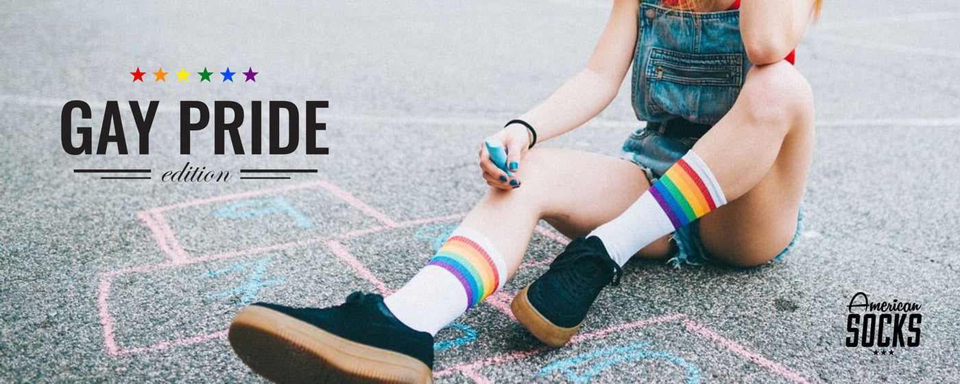 gay pride socks rainbow lgbt 