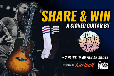 Win a GRETSCH Guitar signed by FOUR YEAR STRONG!
