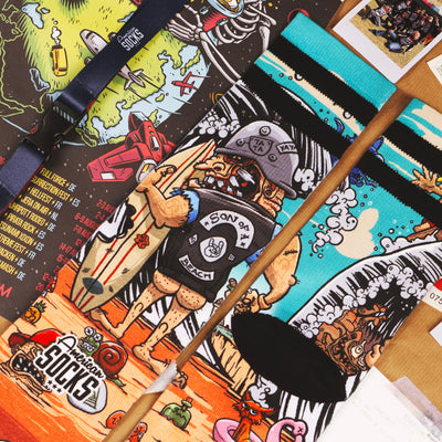 biker socks cafe racer design 