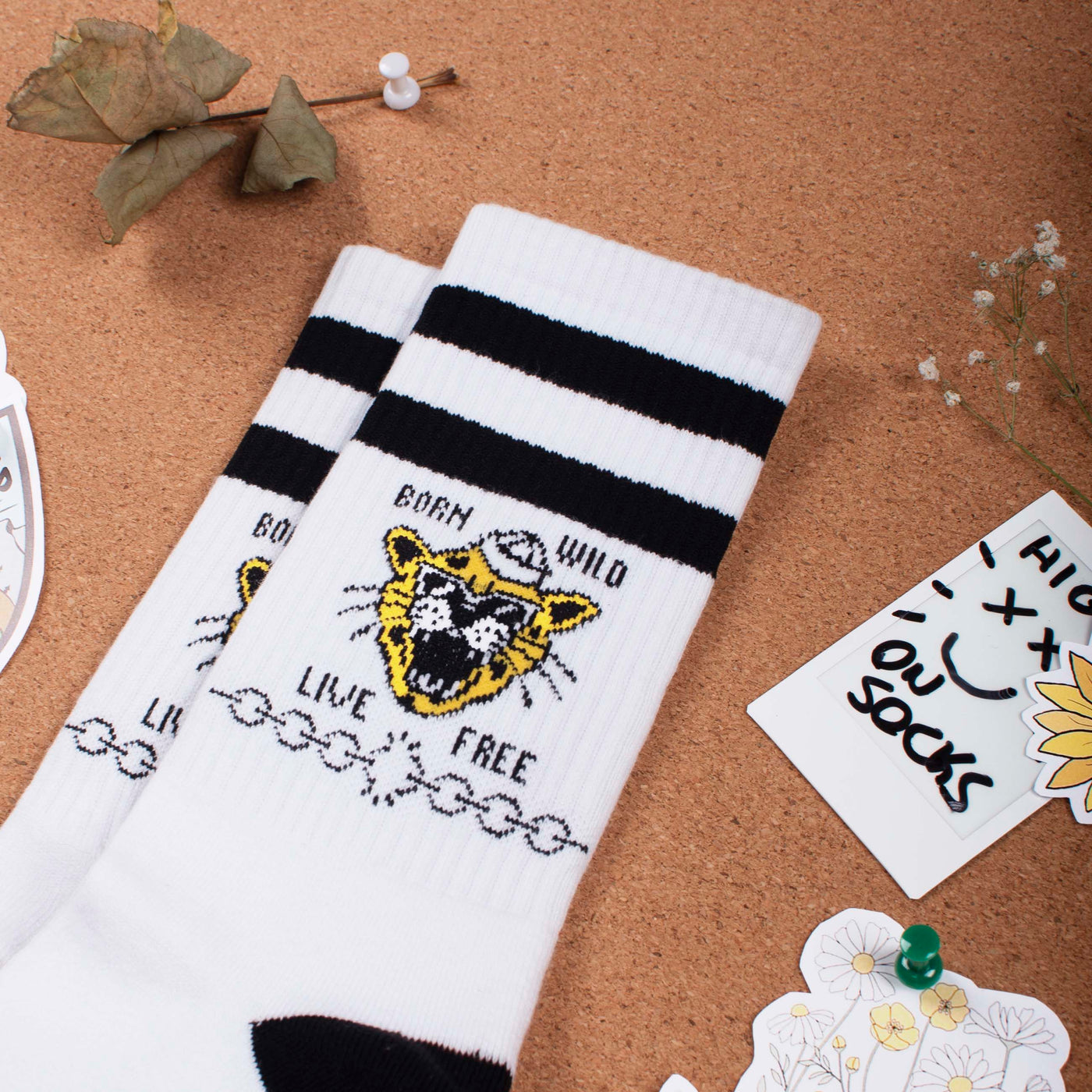 Born Wild - Mid High - AmericanSocks