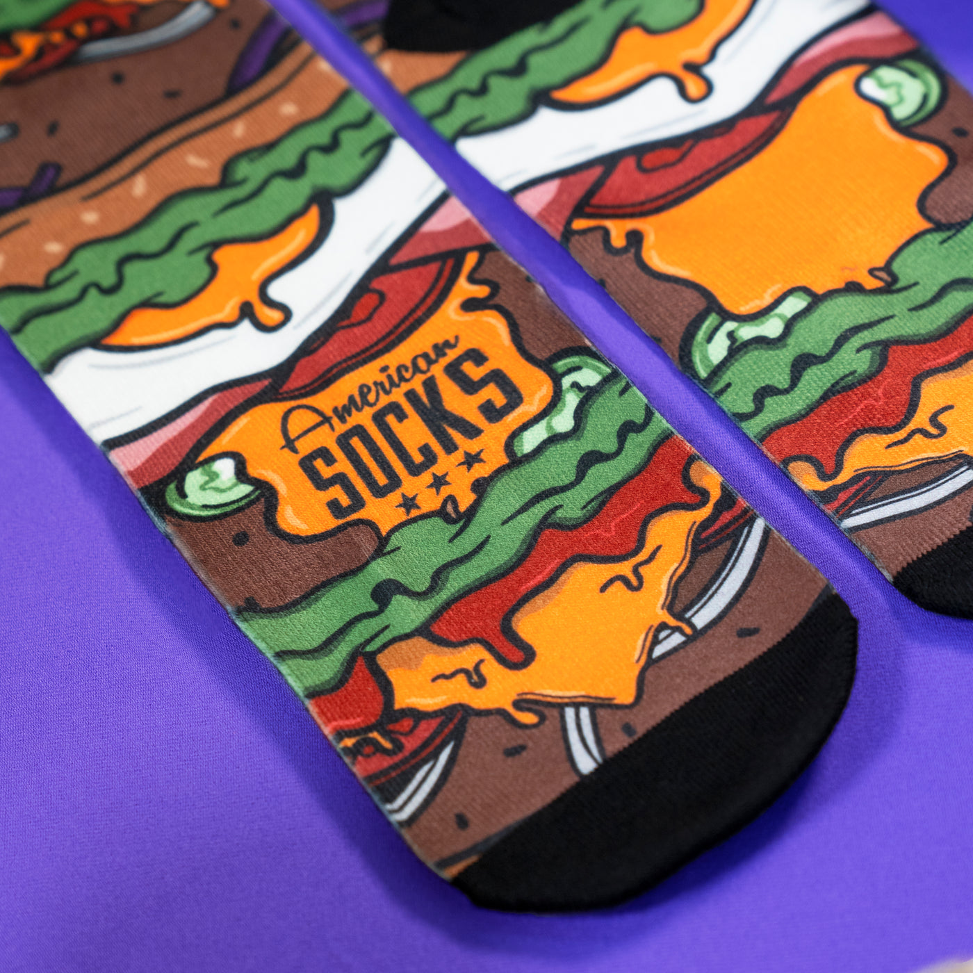 Burger - Mid High - AmericanSocks