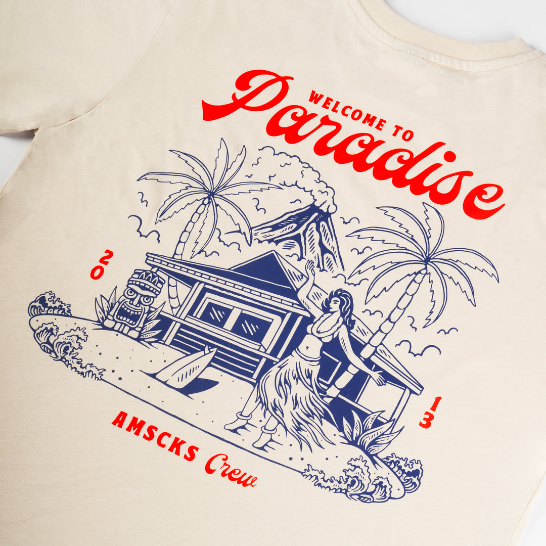 Safe Paradise - Camiseta De Manga Corta Para Chicos 8 - 16 Años