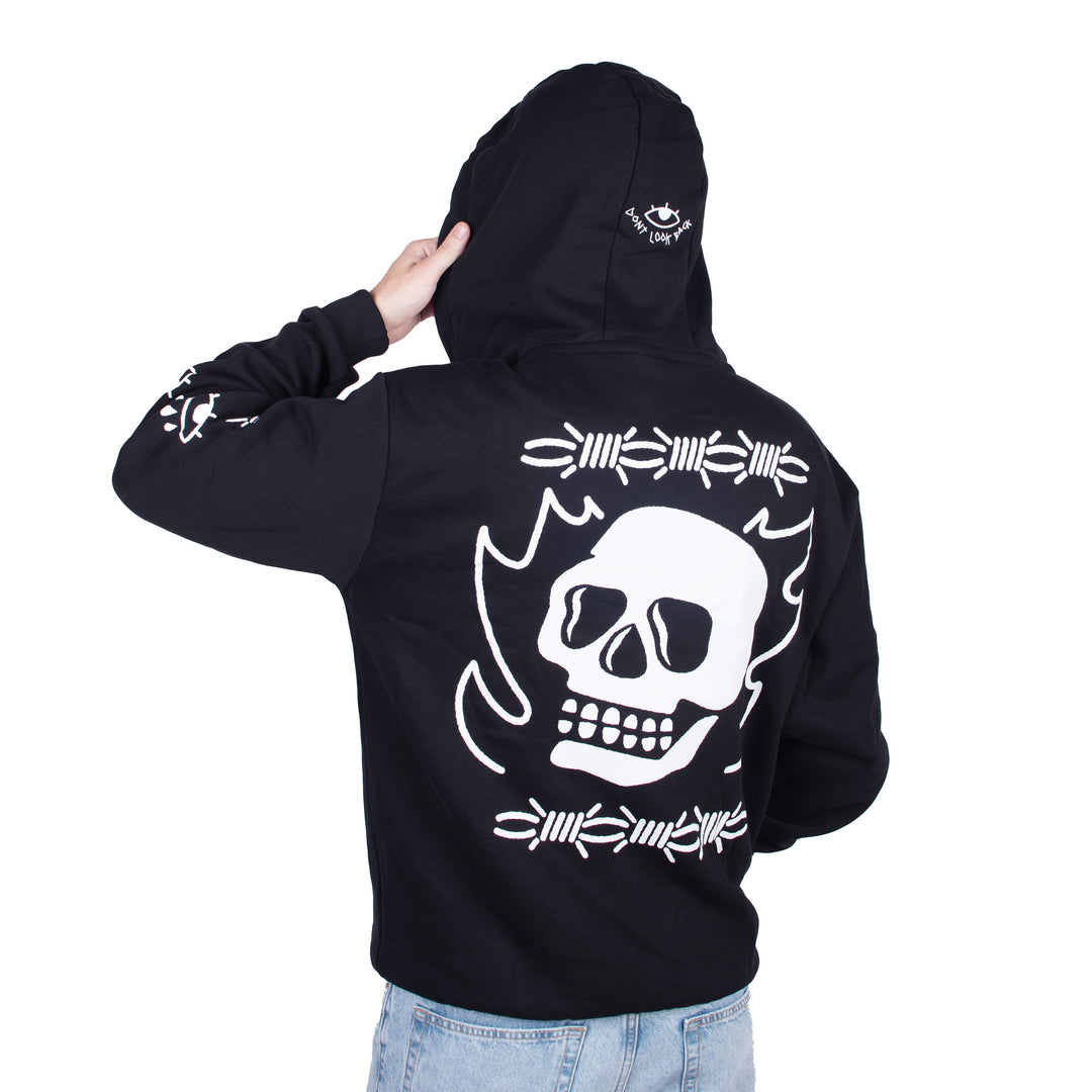 その他ブランド / ｋ&n/back drop・ジップパーカー/S/コットン/BLK/ボディ変色 ASG140_DontLookBack_Ecommerce3