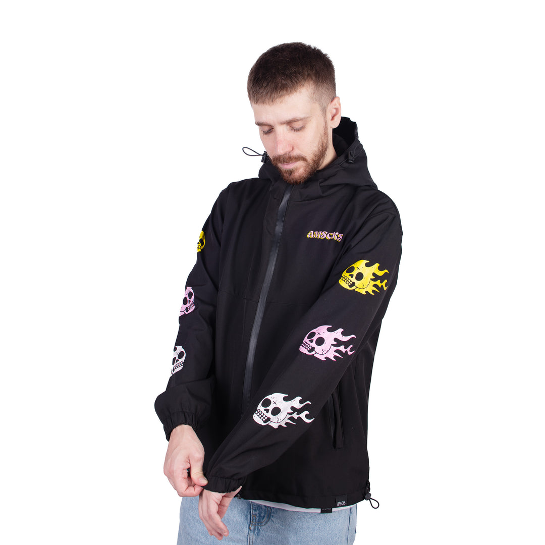 T Shirts and Streetwear Clothing AMERICAN SOCKS Chained Windbreaker