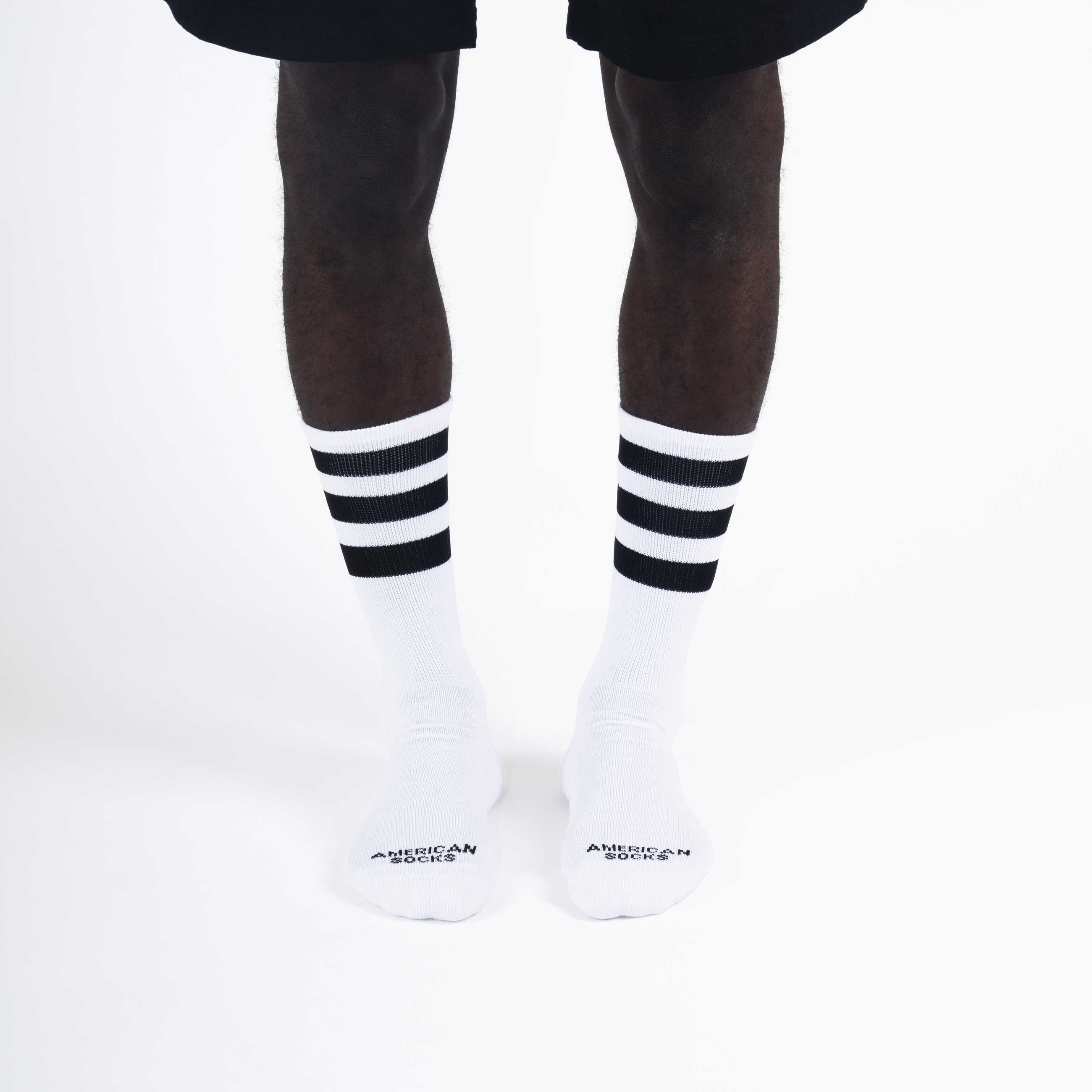 American Socks Night Rider - Calzini Sportivi Mid Alti Per Uomo E Donna - Palestra, Bici, Skate