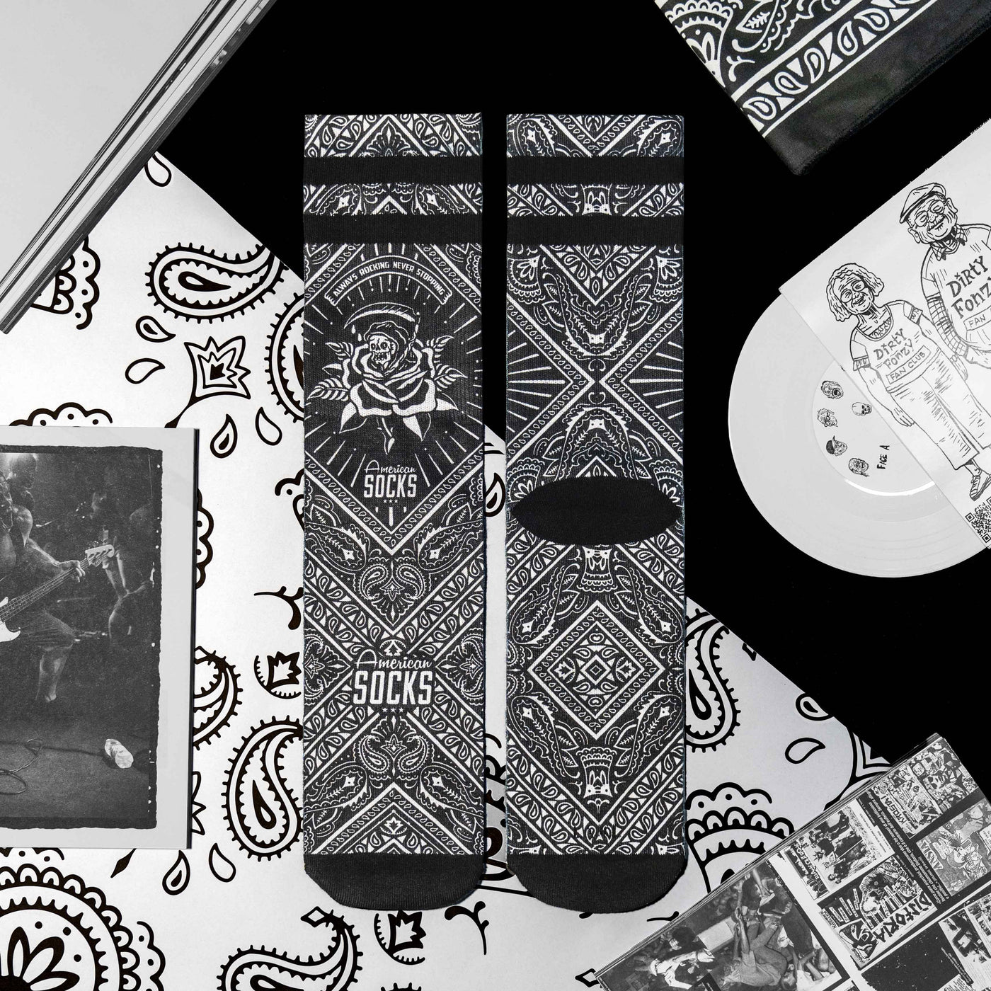 Bandana - Mid High - AmericanSocks