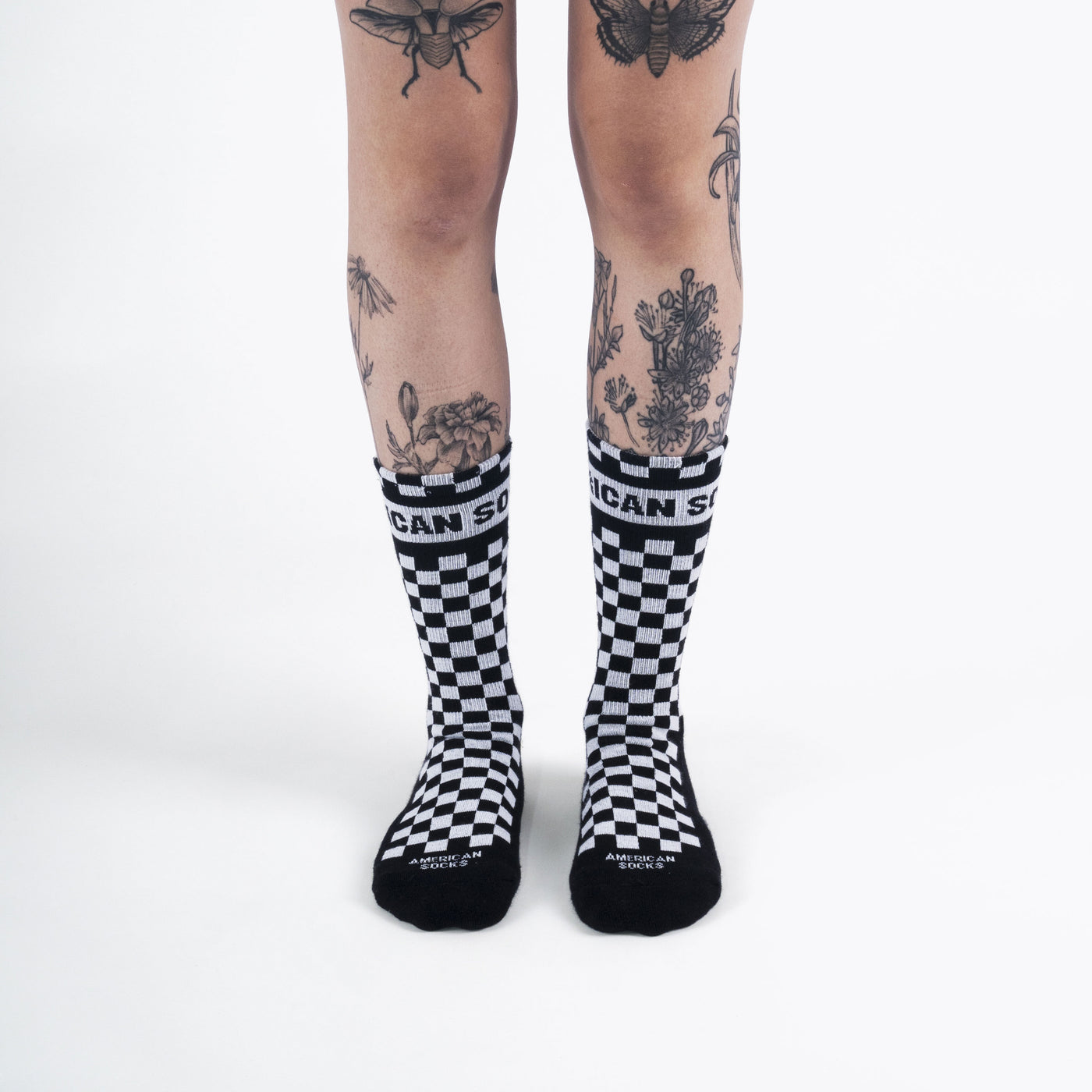 Checkerboard -  Mid High - AmericanSocks