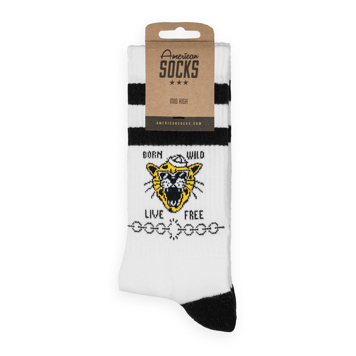 Born Wild - Mid High - AmericanSocks