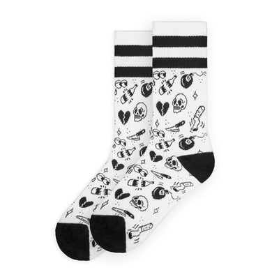 Flash Tattoo - Mid High - AmericanSocks
