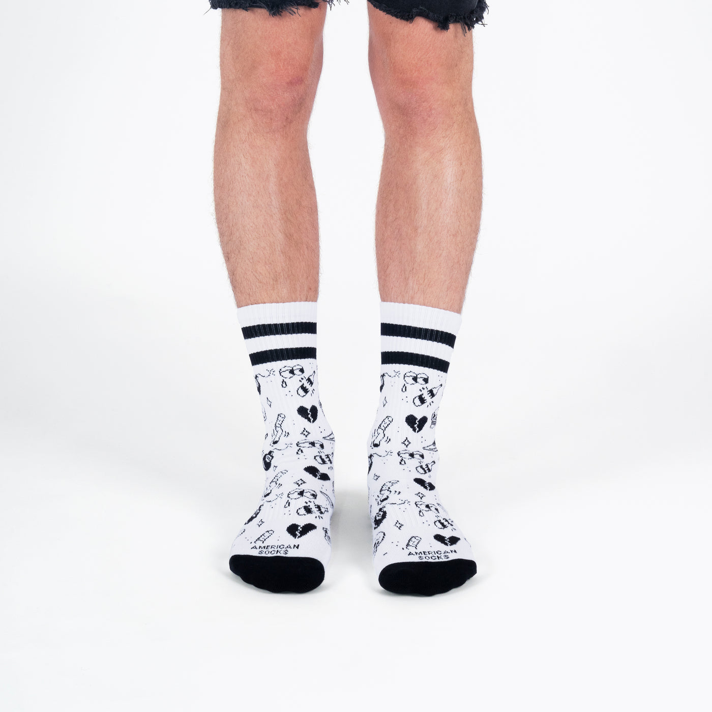 Flash Tattoo - Mid High - AmericanSocks