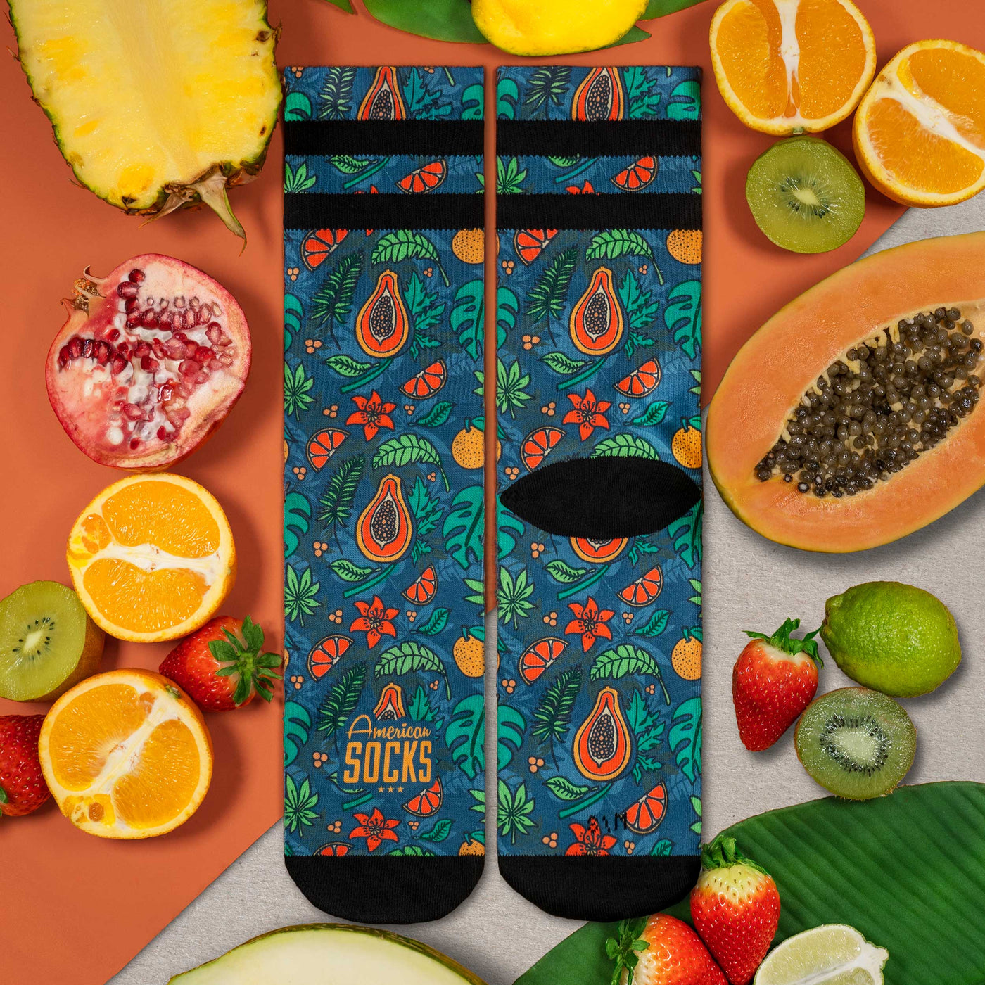 Papaya - Mid High - AmericanSocks