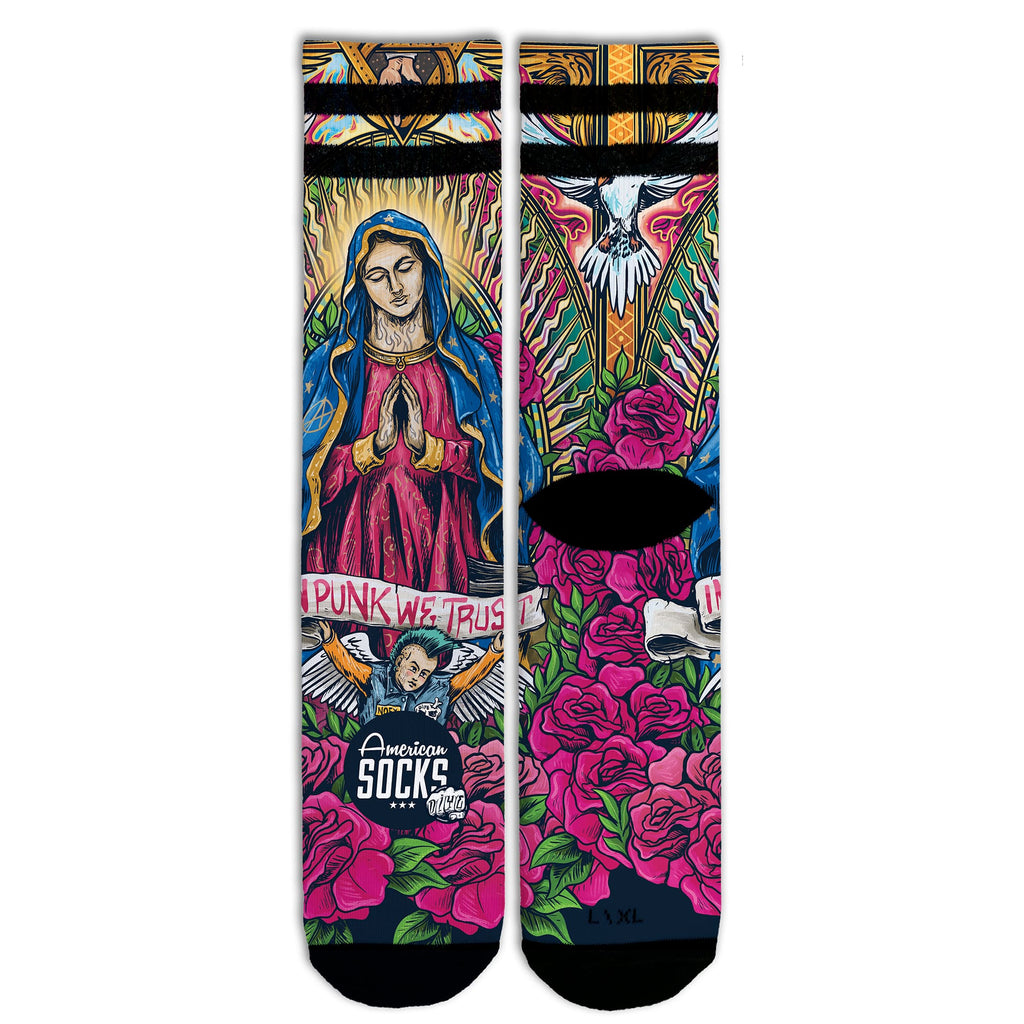 American Socks Calze a mezza gamba con stampa Black Magic | Due taglie per una vestibilità perfetta | tecnologia anti-umidità., Black Magic, L-XL Alto American Socks Calze a mezza gamba con stampa Black Magic | Due taglie per una vestibilità perfetta | tecnologia anti-umidità., Black Magic, L-XL Alto