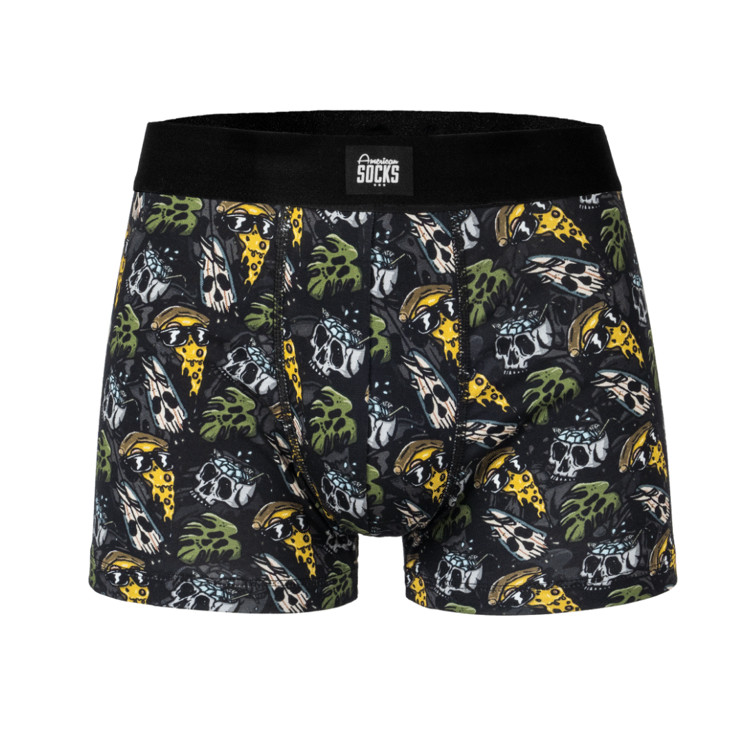 AMERICAN SOCKS | Men's Boxers | Pizza Surfer - Boxer Brief
