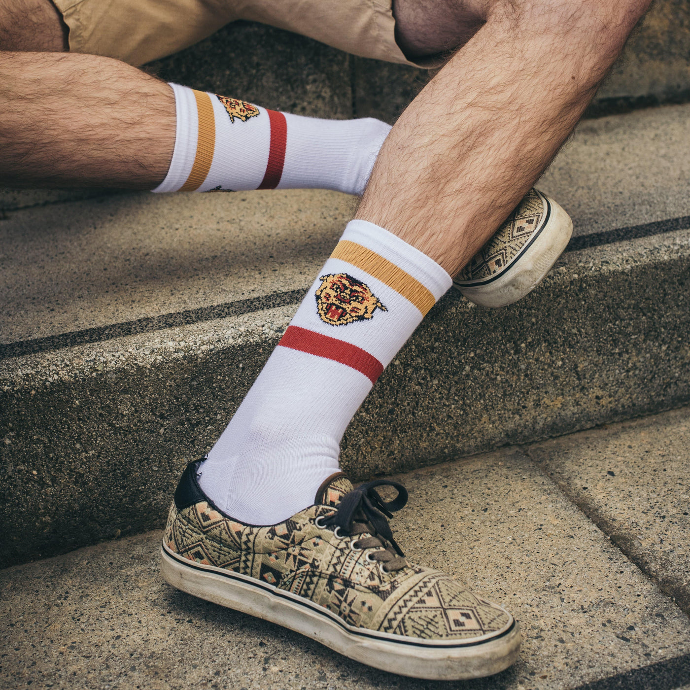 AMERICAN SOCKS Mid High Tiger - Mid High