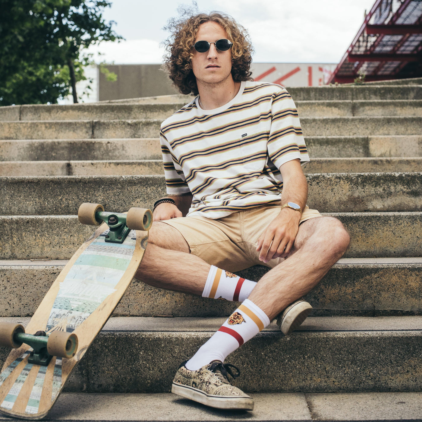 AMERICAN SOCKS Mid High Tiger - Mid High
